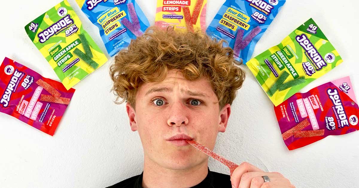 Sweet Ride: YouTube Star Joins "Relaunched" Joyride Candy | Nosh.com