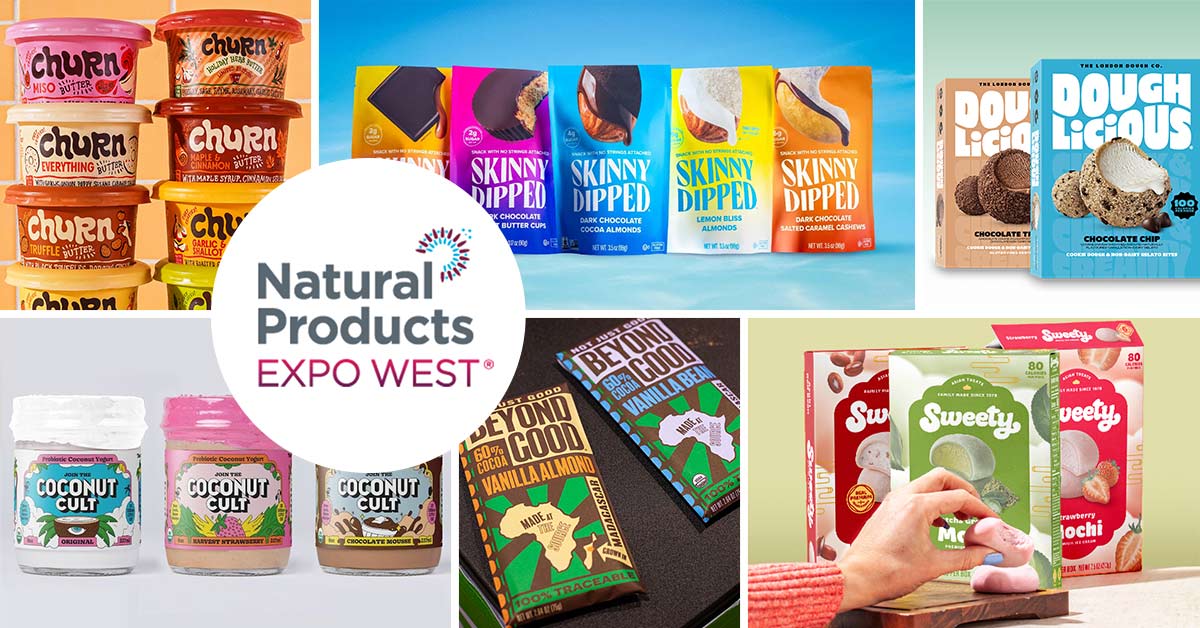 Expo West Gallery: Mighty Yum, SkinnyDipped and Doughlicious Unveil New Looks