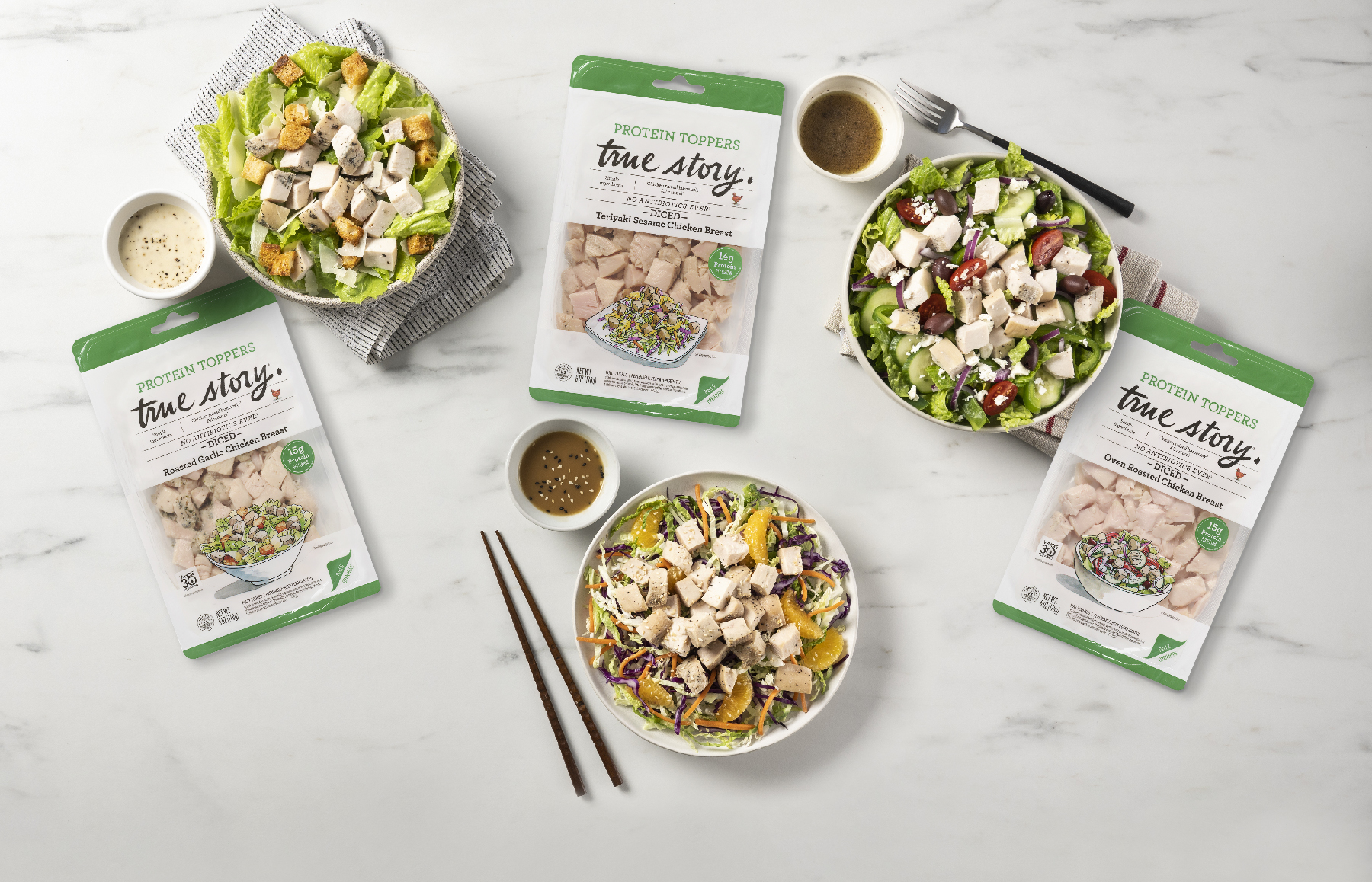 True Story Foods Hits the Produce Section With New ‘Protein Toppers’ Diced Chicken