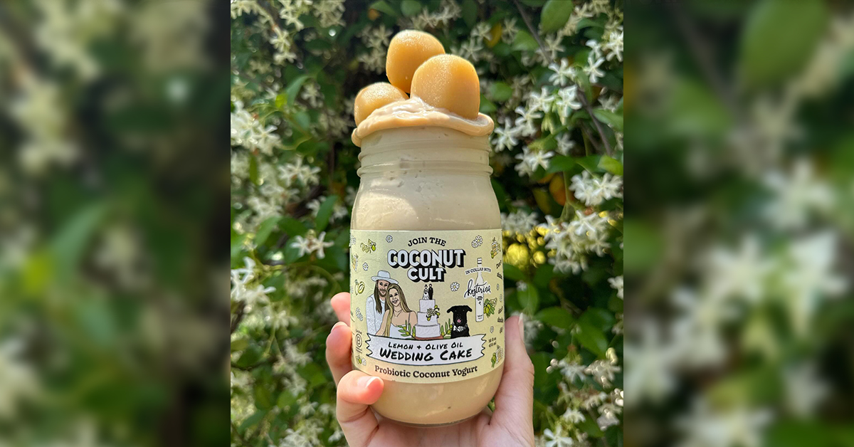 Coconut Cult Lemon + Olive Oil Wedding Cake