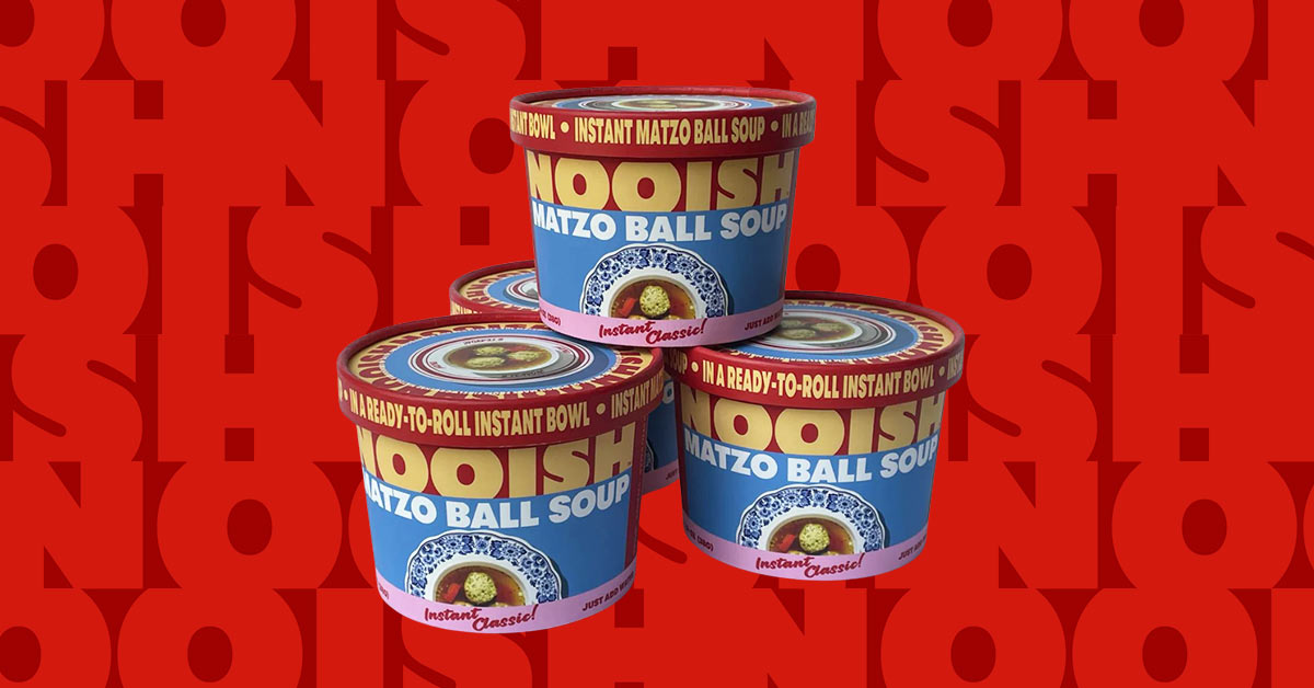 Nooish is a new instant matzah ball soup launching next month