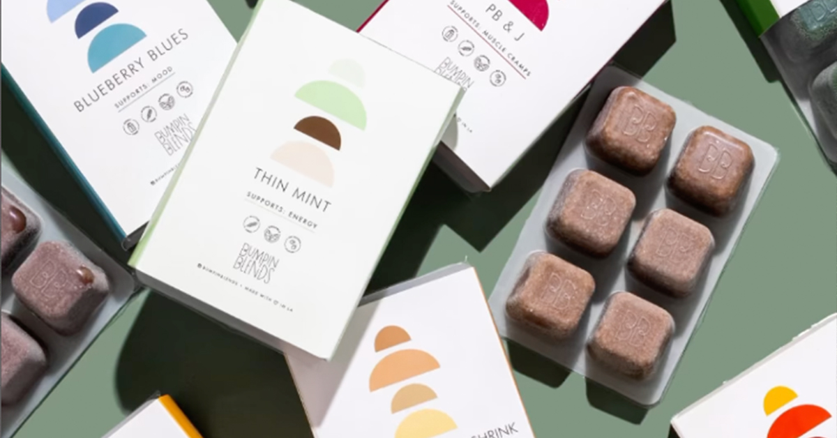 Bumpin' Blends kept its original packaging for its DTC line