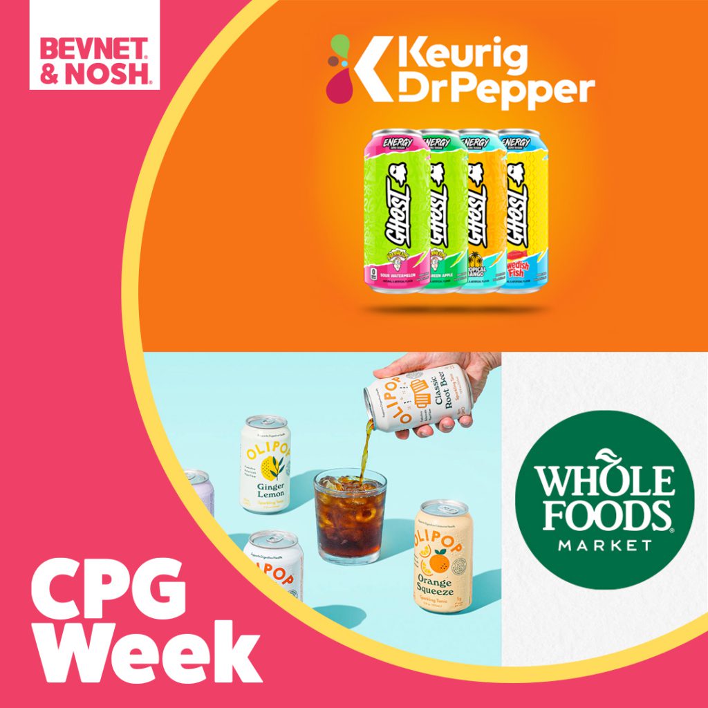 CPG Week: KDP Snags Ghost & Olipop Plays Ball