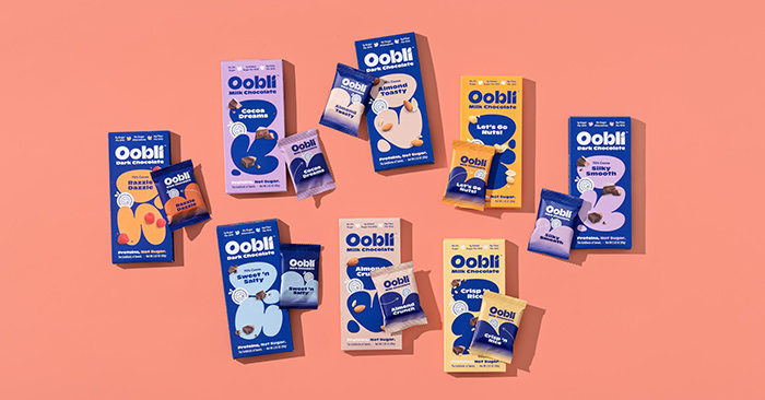 Oobli's branded chocolates