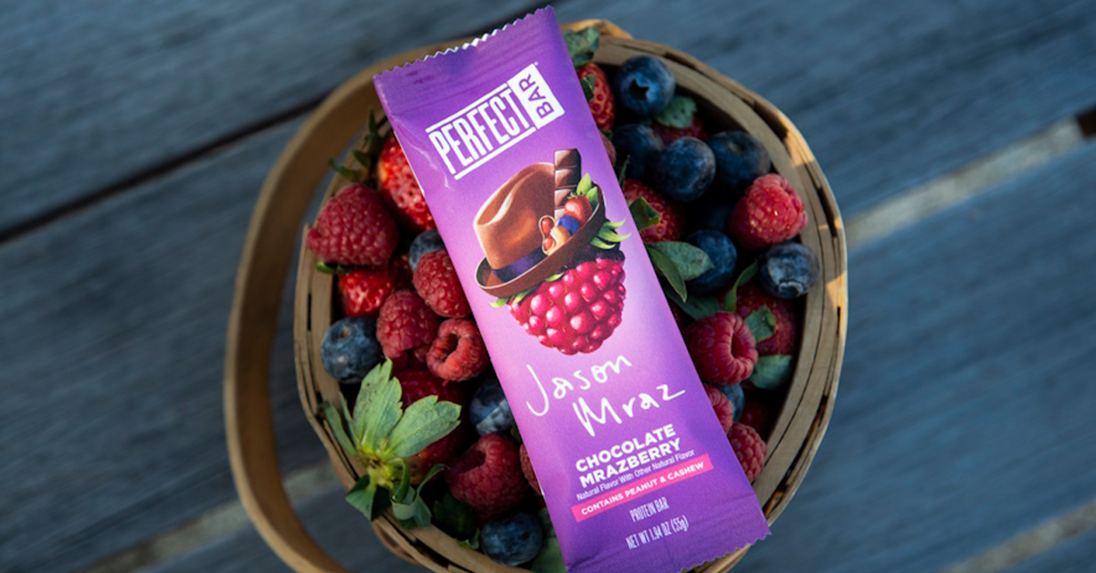 Perfect Bar Perfect Snacks Jason Mraz Chocolate Mrazberry