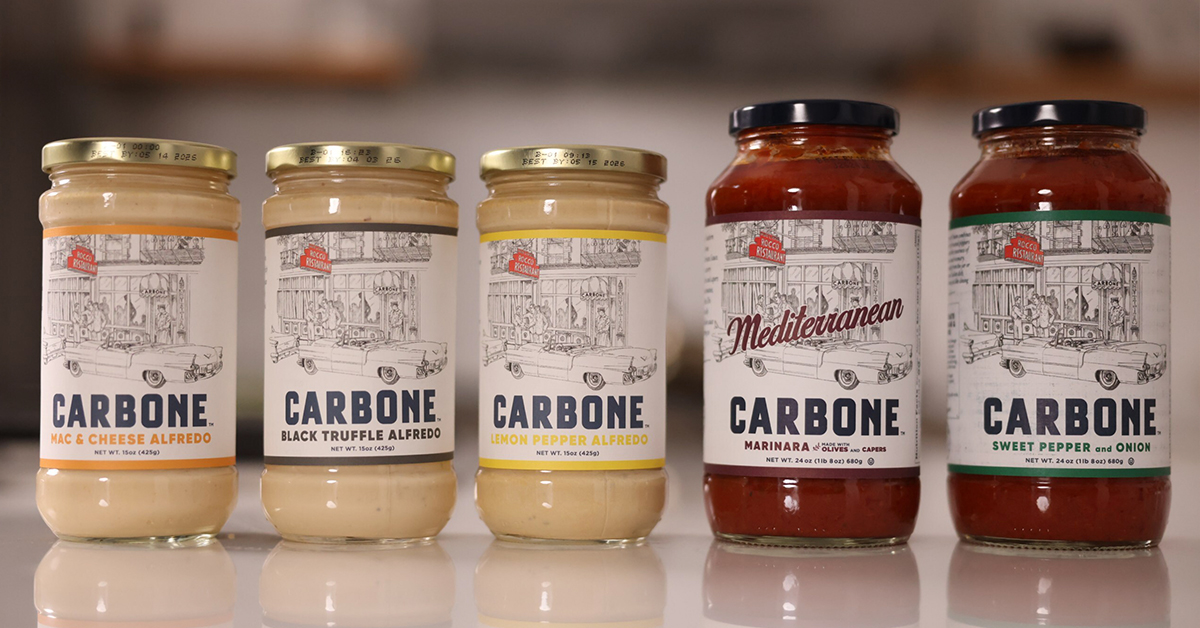 Carbone Fine Foods pasta sauces