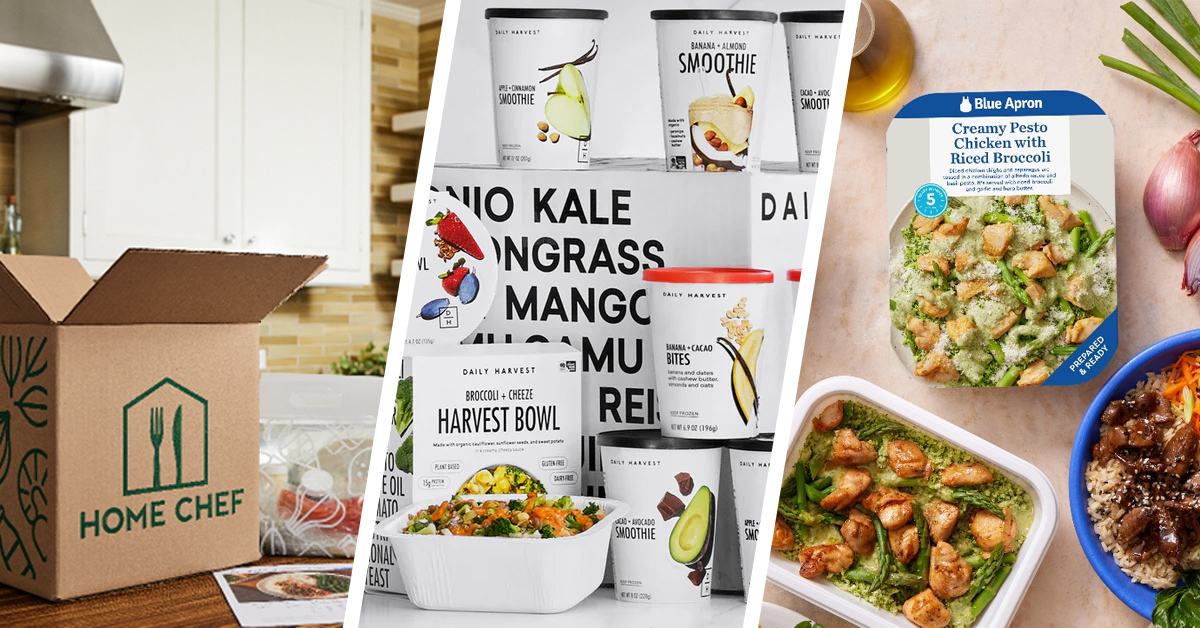 Daily Harvest Blue Apron Meal Kits