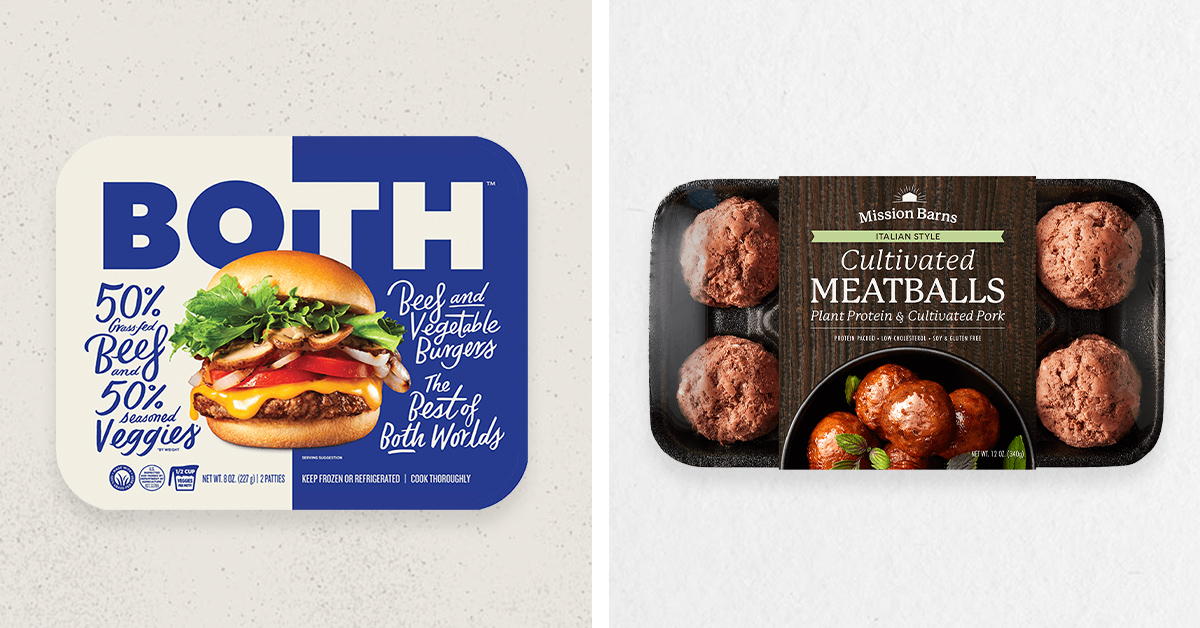 BOTH Burgers and Mission Barns cultivated meatballs are taking two different approaches to the blended meat category