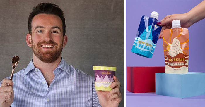 Rosebud Ice Cream founder Sam Rose is banking the pouches will expand the brand's footprint