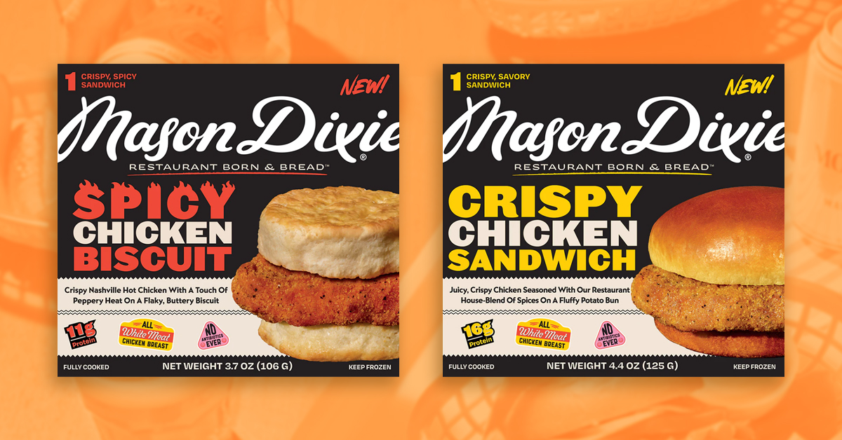 Mason Dixie's new chicken sandwich SKUs