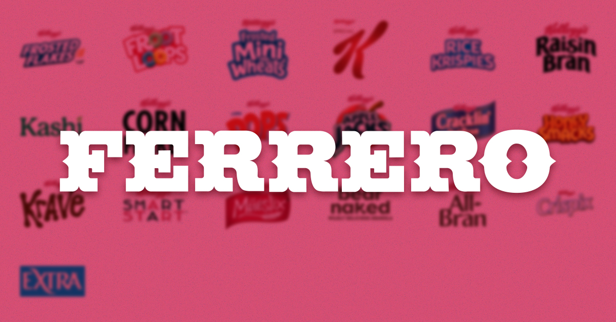 Ferrero Reportedly Buying Kellogg’s Cereals