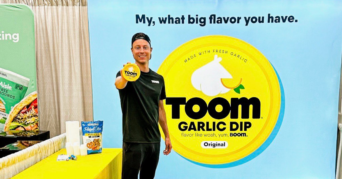 Toom founder Matt Joyce at a trade show