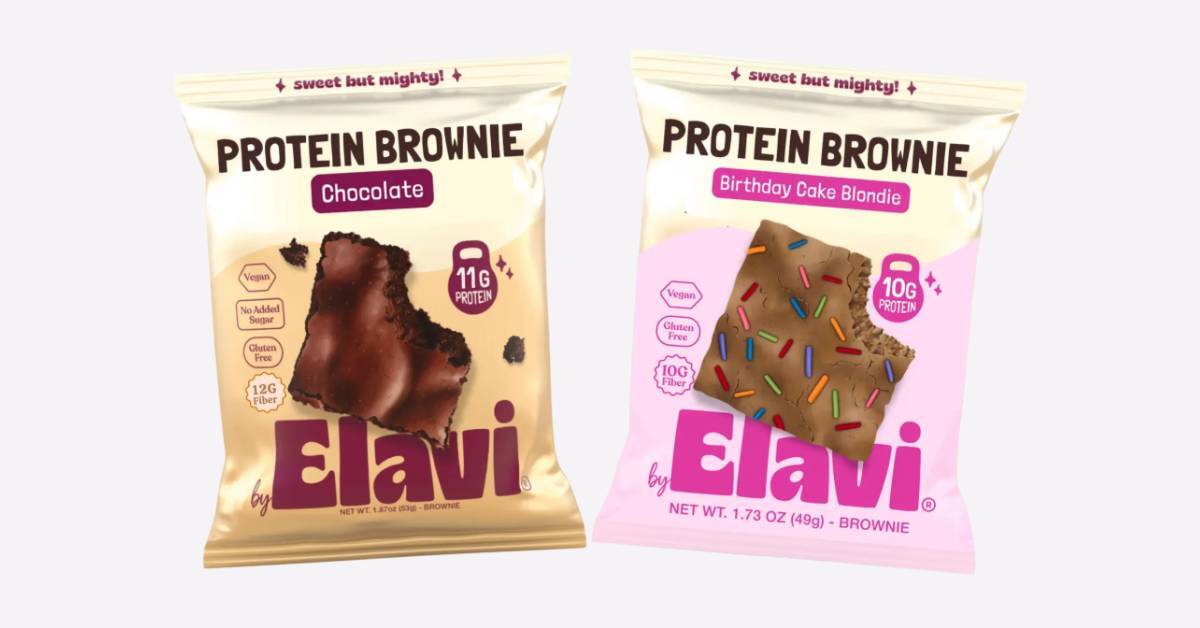 Elavi's high-protein brownies