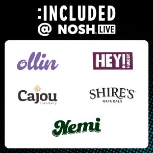 Nosh and :INCLUDED CPG: Featured Brands Attending Nosh Live 2025