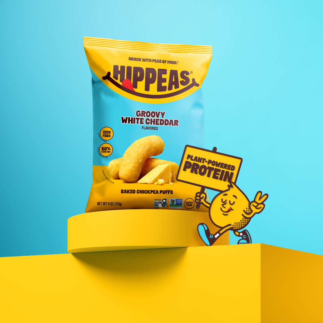 Hippeas Packaging Refresh ‘Asserts Ownership’ Of Chickpea Snacks