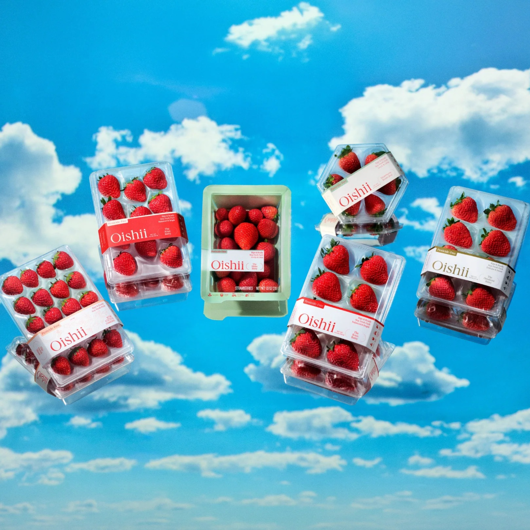 Oishii Looks Beyond Luxury With Accessible $5 Strawberry Pack Format
