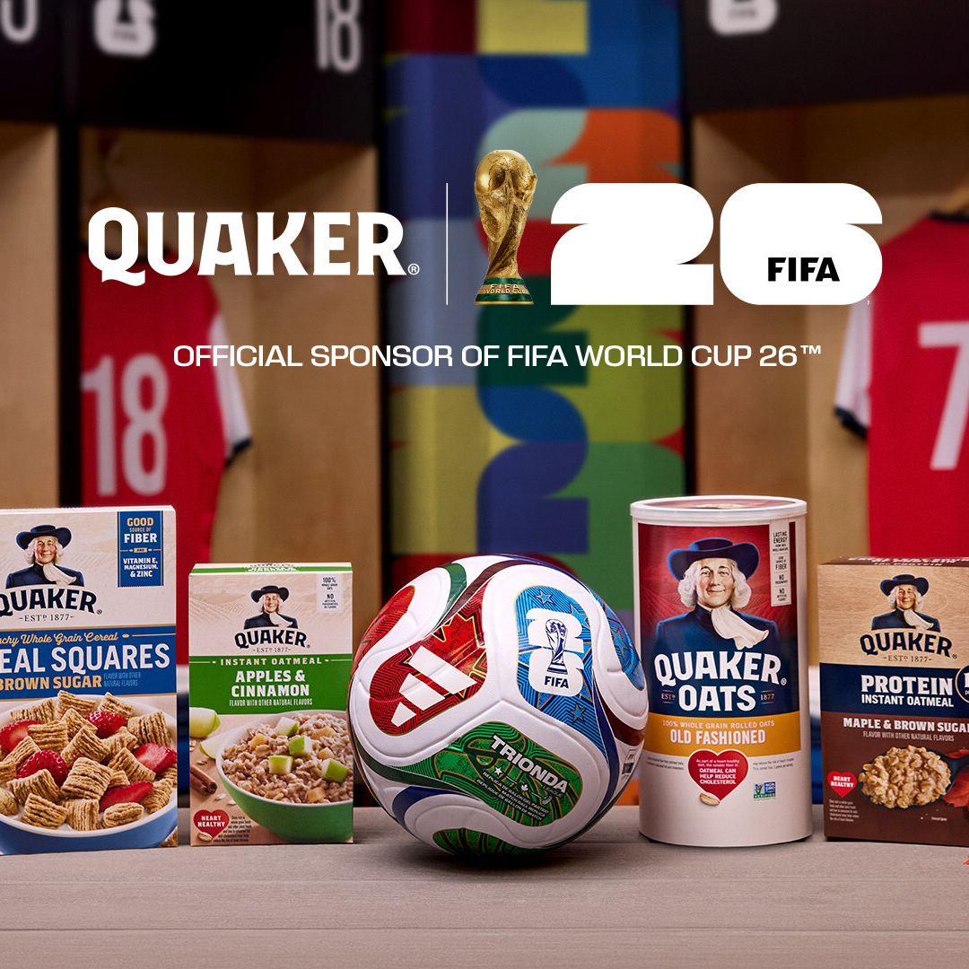 Marketing: Quaker Scores with FIFA World Cup 26; LUNA Bar Taps Jessica Alba