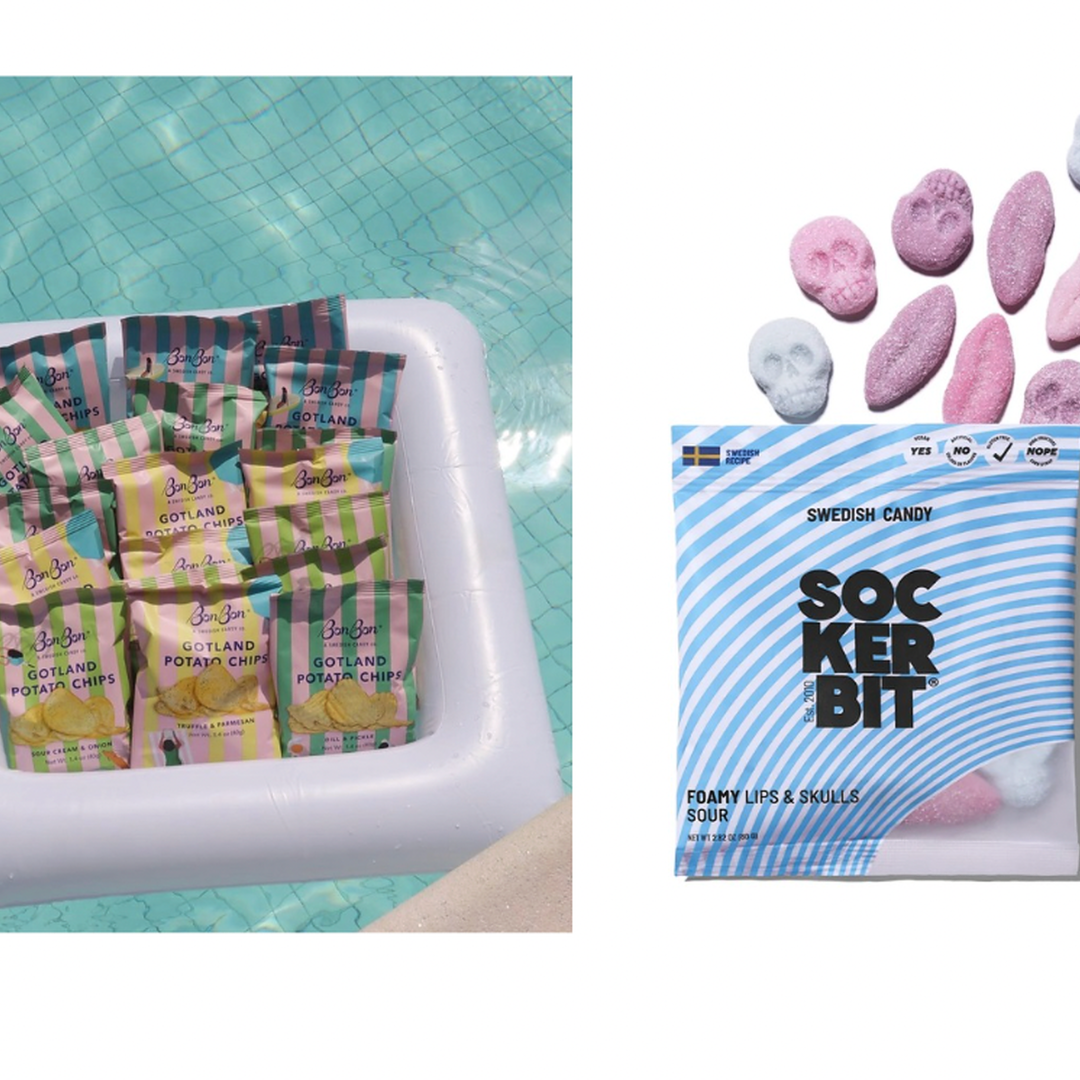 Swedish Candy Surge: Sockerbit Debuts Sour Foamy Lips & Skulls, BonBon Unveils First Salty Snack