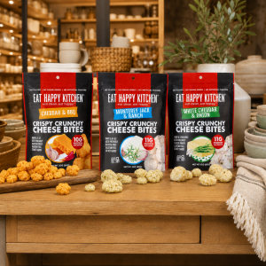 Eat Happy Kitchen Brings Cheese Bites Snacks to Retail with HomeGoods Launch