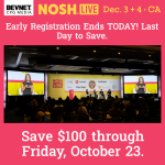 Early Registration for Nosh Live 2026 Ends TODAY 10/23