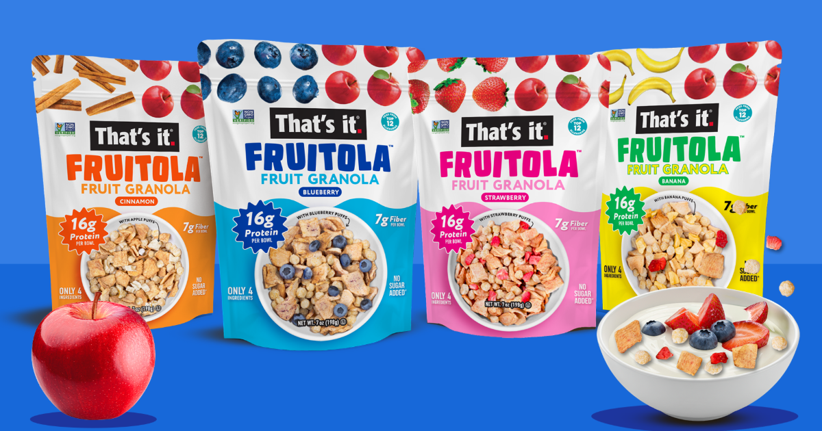 Distribution: That’s It. Brings Granola To Target, | Nosh.com