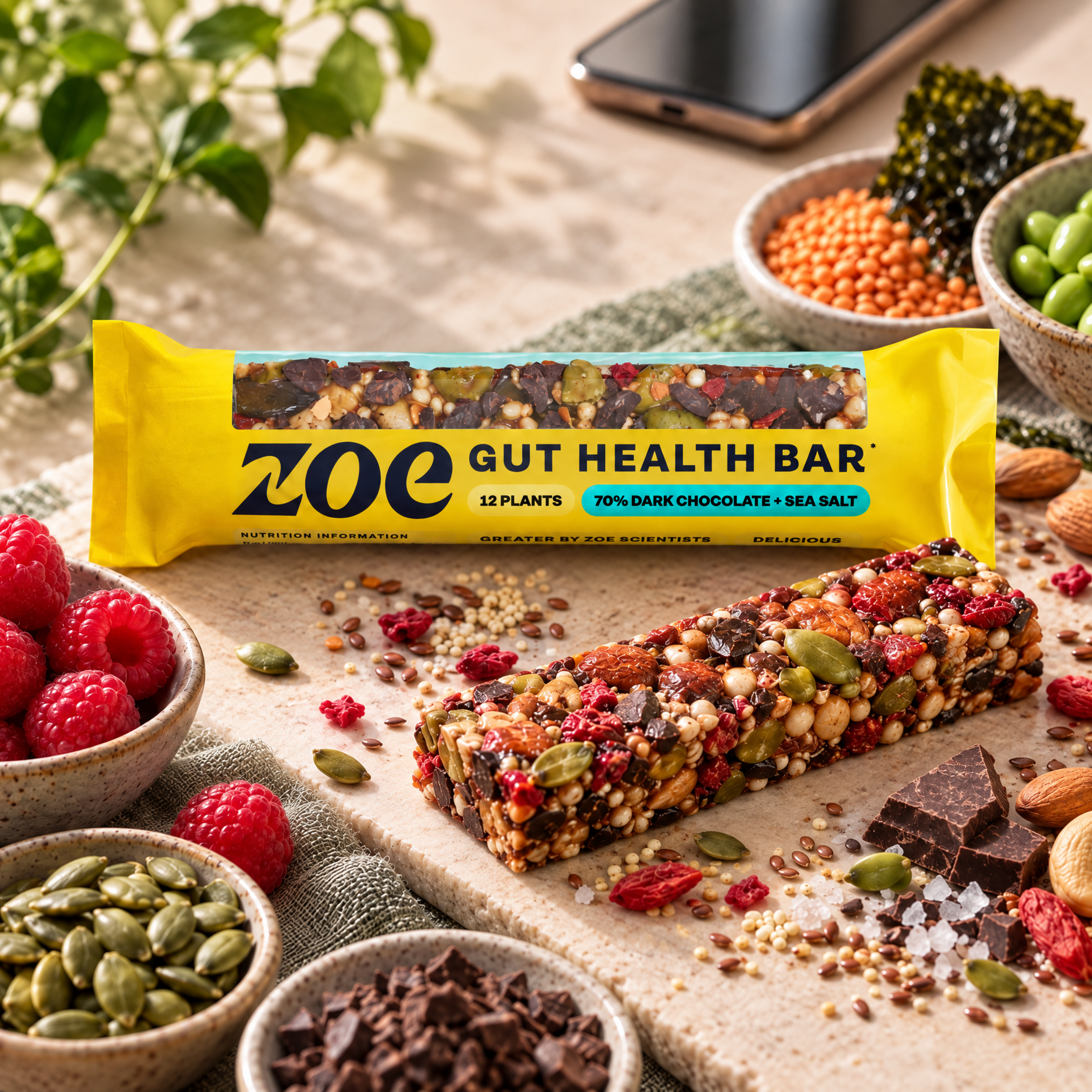 ZOE Moves From Nutrition Tech Into the Snack Aisle With Fiber Bars